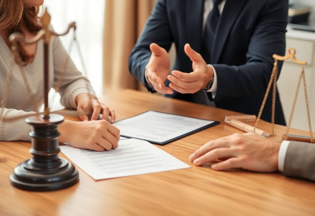A legal consultation on family law and separation issues